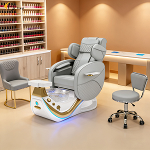 Professionelle Schönheitssalon Möbel Ausrüstung Elektrisch Verstellbarer Spa-Fußmassagesessel Pediküre Station Stühle - Product Image 6