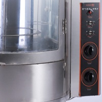 Nouveau four à gaz industriel et commercial XY en acier inoxydable à température réglable et machine à rôtir le poulet