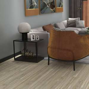 Nuevo Suelo SPC Impermeable de Núcleo Rígido, Compuesto de Piedra y Plástico, Diseño Moderno Liso, Resistente al Desgaste, con Diseño Gráfico - Product Image 3