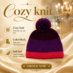Bonnet <span class=keywords><strong>en</strong></span> tricot épais <span class=keywords><strong>en</strong></span> acrylique avec pompon, doublure polaire, certifié BSCI OEKO-TEX, personnalisable, fabrication OEM, vente <span class=keywords><strong>en</strong></span> gros - Product Image 6
