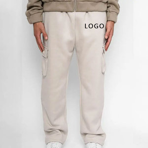 Pantalones personalizados para hombre, pantalones <span class=keywords><strong>de</strong></span> chándal para correr, pantalones <span class=keywords><strong>de</strong></span> chándal apilados con cintura elástica para hombre, pantalones deportivos para hombre con <span class=keywords><strong>bolsillo</strong></span> - Product Image 2