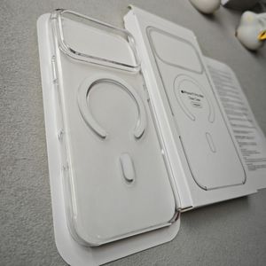 <span class=keywords><strong>Coque</strong></span> de téléphone magnétique transparente antichoc en PC rigide, anti-jaunissement, résistante aux rayures et aux empreintes digitales pour <span class=keywords><strong>iPhone</strong></span> 17 Pro Max 17 Air - Product Image 2