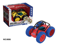 SJY-9096/9097 Produits phares Voiture télécommandée dinosaure 4 canaux à effets de chute, Voiture squelette à cascades 27 MHz