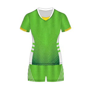 Ventes en gros de maillots et shorts de volley-ball personnalisés, ensembles uniformes entièrement imprimés par sublimation, tissu en spandex/polyester, prix bas - Product Image 1