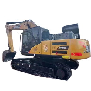 Excavadora hidráulica sobre orugas Sany SY215C 21-22Ton usada | Motor diésel importado original | Bajo costo de mantenimiento - Product Image 1