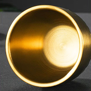 Hui-e HighQuality 304 Taza de doble pared de acero inoxidable Taza a prueba de calor para restaurante y hogar - Product Image 5