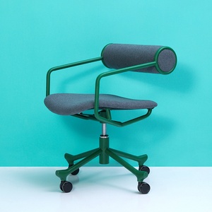 Modern Style Genuine <b>Leather</b> Office Chair with Extendable Feature Good Price Computer Desk Chair on Sale Online - Product Image 3