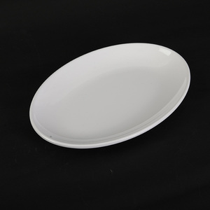 Plato Ovalado de Melamina 100% Barato al por Mayor, Plato Ovalado de Melamina Blanco Irrompible <span class=keywords><strong>para</strong></span> Restaurante y Hotel - Product Image 2