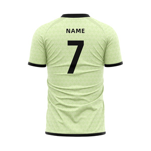 Produsen Kaos Sublimasi Kain Polyester Dry Fit HEALY, Kaos V-Neck Sepak Bola Custom untuk Pria - Product Image 4