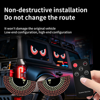 JYGD Démon Dynamique Led Devil Eye Lumières De Voiture Fenêtres Décoration Led Écran Panneaux Affichage Devil Eyes Phares