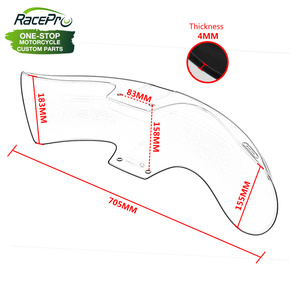 RACEPRO-guardabarros de rueda delantera para motocicleta, carenado para BMW R18 R 18 2020 2021 2022 <span class=keywords><strong>2023</strong></span> - Product Image 6