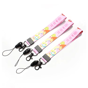 Llavero de Cordón Corto de Poliéster con Logotipo Personalizado por Sublimación, Ecológico y Duradero, para Uso Promocional - Product Image 3