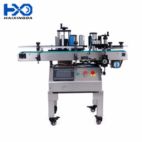 Machine d'étiquetage autocollante de bureau pour cosmétiques et boissons, étiquetage enveloppant, avant/arrière, haut/bas sur verre/plastique