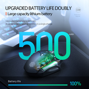 Tốt Nhất Im Lặng Chuột Chơi Game Nhấp Chuột Không Dây Có Thể Sạc Lại Chuột Cho Máy Tính Xách Tay Văn Phòng Máy Tính Không Dây Quang <span class=keywords><strong>USB</strong></span> Chuột Giá Rẻ - Product Image 5