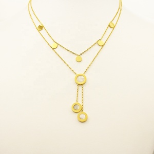 Hoge Kwaliteit Roestvrij Staal Ronde Romeinse Wijzerplaat Lange Hanger Ketting Voor Vrouwen Mode Meisjes Sleutelbeen Ketting Sieraden Geschenken - Product Image 1