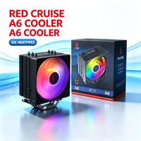 Nouveau refroidisseur de processeur actif pour serveur A6LGA 6096 4U, dissipateur thermique en aluminium et cuivre, deux roulements à billes, ventilateur PWM 4 broches avec contrôle de vitesse