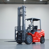 Pengangkutan Kargo 3500 kg Peralatan Cepat Bergerak Liftron CPD35 Forklift Listrik