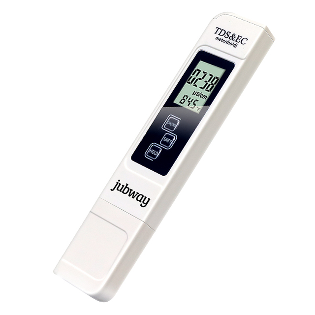 Digital Water Quality Tester TDS EC Meter 2% Accuracy CR2032 Battery Range 0-9990 Multifunctional Water Purity Temperature