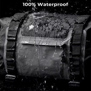 Sacs latéraux imperméables personnalisés pour moto Sacs de selle en PVC de grande capacité avec fermeture éclair Sacoche de réservoir à la mode Sacoches de cavalier - Product Image 4