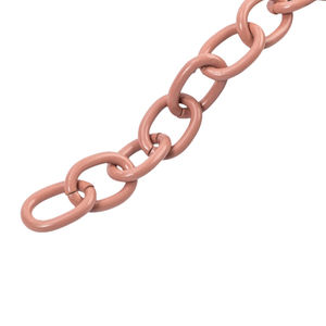 Nuevas ideas de productos, collar de cadena Figaro cubano a la moda para mujer, bisutería de aluminio - Product Image 4