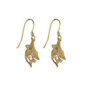 Pendientes de Plata S925 con Perlas Barrocas y Cristales para Mujer, con Gancho de Oreja Alienígena, Accesorios Hechos a Mano para Sombrero Piao, 3854 - Product Image 5