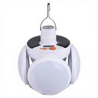 Lampes solaires LED Boyid pour l'éclairage des rues, des jardins, des maisons, les pannes de courant, les situations d'urgence, les marchés nocturnes, rechargeables, IP44, 5000 lumens