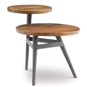 De Madera y negro de dos niveles lado <span class=keywords><strong>Bruno</strong></span> tabla Natural de la - Product Image 1