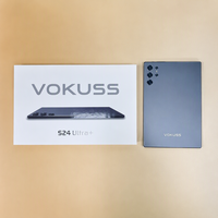 Tablette PC Android 10 Vokuss S24ultra+ 10,1 pouces INCELL, 4 Go + 64 Go, MTK6755, appels 3G double SIM, 3000*1440, 4000 mAh, caméra frontale, Wi-Fi