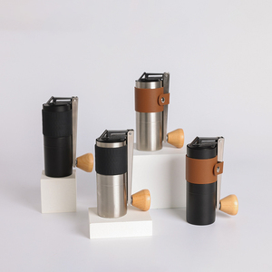 Portable Coffee <b>Grinder</b> <b>Mini</b> Stainless Steel Hand Manual Handmade Coffee Bean <b>Grinders</b> Mill Kitchen Grinding Coffee Making Tools - Product Image 1