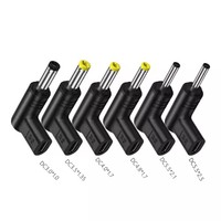 USB 3.1 Type C Femelle vers DC 5V/9V/12V 3.0x1.1 4.0x1.7 4.8x1.7 5.5x2.1 5.5x2.5mm 3.5x1.35mm Adaptateur de prise d'alimentation PD 90 degré d'angle