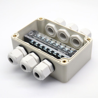 Boîte de jonction métallique étanche pour l'extérieur IP65/67 Entrée/sortie de câble en plastique Surveillance de borne de distribution d'énergie enterrée