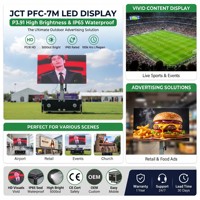 Outdoor-Events Hintergrund-LED-Videowand PFC-7M P3.91 Hochauflösender Mobiler LED-Bildschirm IP65 Wasserdicht 5000cd Helligkeit