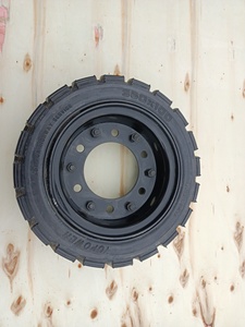Neumático de goma maciza sin aire para barredora 300x100 350x100 400x100 con llanta disponible - Product Image 4
