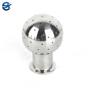 Gıda sınıfı paslanmaz çelik SS304 SS316L sabit sprey topu döner temizleme topu süt tankı için - Product Image 6
