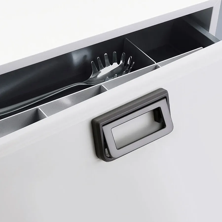 Zinco escondido gaveta Handle Quarto Cozinha Escritório Móveis Escondidos Hardware Cabinet Pull e alça escondida