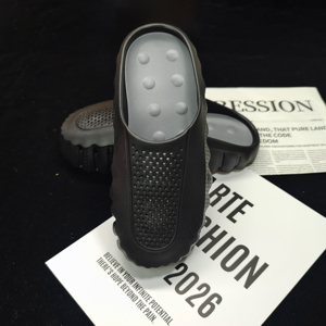 New Pre-Match Training <b>Mules</b> Designer Closed-Toe <b>Slippers</b> with Inlaid Wear-Resistant Rubber Pads Soft and Skin-Friendly - Product Image 1