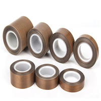 Rouleau géant de résistance à la chaleur, tissu de fibre de verre auto-adhésif enduit de PTFE, ruban de Film de PTFE