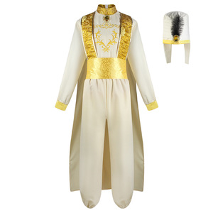Venta caliente película luz divina hombres príncipe Árabe <span class=keywords><strong>Aladdin</strong></span> traje Príncipe Cosplay trajes para adultos - Product Image 1