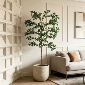 Albero di Ulivo Nero Artificiale Staccabile da 7' Molto Realistico, Decorazione Moderna per la Casa, Alberi di Ulivo Neri Finti Altamente Realistici - Product Image 5