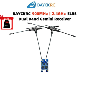 Récepteur Gemini BAYCK 2,4 GHz 915 MHz ELRS double bande ExpressLRS RX TCXO pour accessoires de drone de course FPV longue portée - Product Image 5