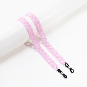Chaîne de <span class=keywords><strong>lunettes</strong></span> en acrylique à la mode <span class=keywords><strong>pour</strong></span> femmes <span class=keywords><strong>Cordon</strong></span> de <span class=keywords><strong>lunettes</strong></span> en plastique coloré <span class=keywords><strong>pour</strong></span> accessoires de <span class=keywords><strong>lunettes</strong></span> Chaîne de <span class=keywords><strong>lunettes</strong></span> de soleil - Product Image 4