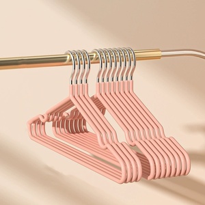 Estante de flocado para ropa colgante para el hogar para ropa especial con acabado de esquina antideslizante sin rastro al por mayor - Product Image 6