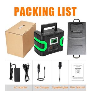 Generatore Solare Portatile OEM da Esterno 300W 60W Onda Sinusoidale Pura Set Completo Stazione di Alimentazione Portatile - Product Image 6