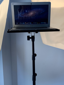 Support pour ordinateur portable avec hauteur réglable, support de pupitre portable et support de téléphone à col de cygne pour bureau, école et maison - Product Image 2