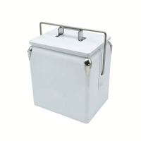 Glacière portable classique de haute qualité 13L, personnalisée, vintage, résistante à l'eau, pour pique-nique, plage, camping, vin et nourriture
