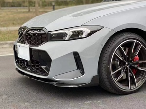 Lèvre de pare-chocs avant en Fiber de carbone de haute qualité pour <span class=keywords><strong>Bmw</strong></span> série <span class=keywords><strong>3</strong></span> G20 Lci <span class=keywords><strong>2023</strong></span> + séparateur de lèvre de pare-chocs de Style MP - Product Image 3