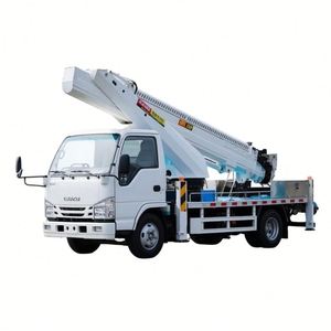 Suministro de fábrica: Camión elevador aéreo Qingling 1suzu 100P de 20m con brazo de 4 secciones para mantenimiento de alumbrado público municipal - Product Image 1