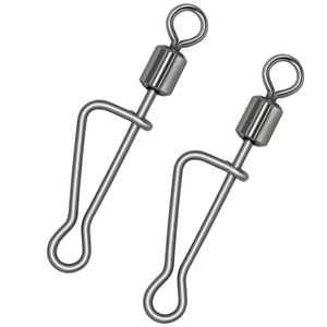 Pêche <span class=keywords><strong>en</strong></span> eau salée, hameçon à ressort italien Duolock, acier inoxydable 304, résistant à <span class=keywords><strong>la</strong></span> corrosion, 360° °   Ligne de pêche robuste Swing - Product Image 1