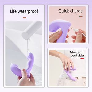 热卖软硅胶振动器阴蒂女性振动器可穿戴应用控制女性性玩具 - Product Image 5