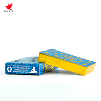 Papier d'art en feuille d'or en PVC de haute qualité personnalisable Offset Tarot Deck brillant imprimé or estampage Poker cartes à jouer Logo personnalisé
